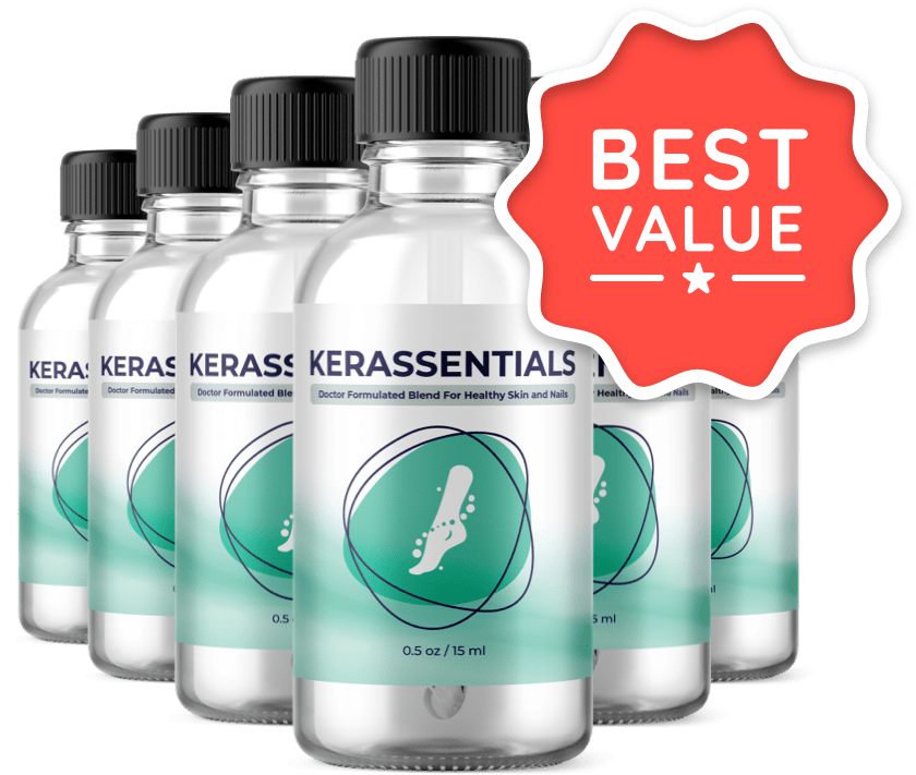 Kerassentials six bottles plus banner